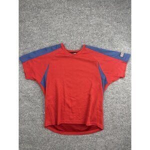 Zoic Shirt‎ Mens Medium Red Blue Made in USA Powertree Performance MTB Tee